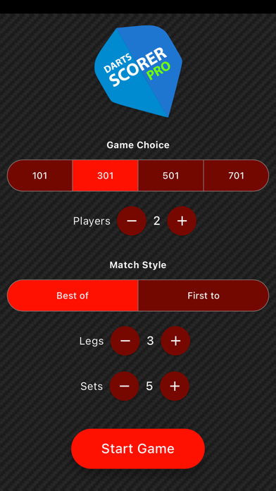Dart Scorer Pro Screenshot