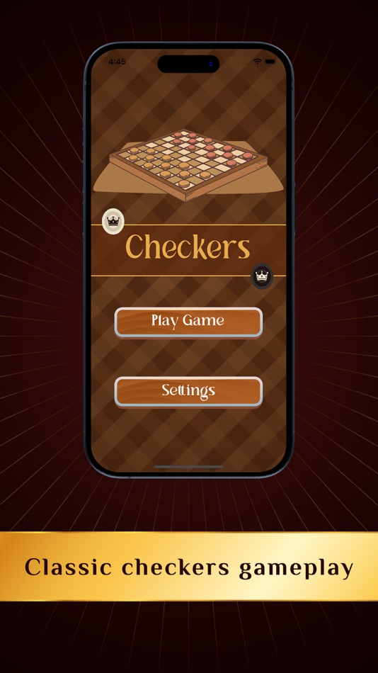 #3. Checkers Board Game Challenge (iOS) By: Himalay Diyora