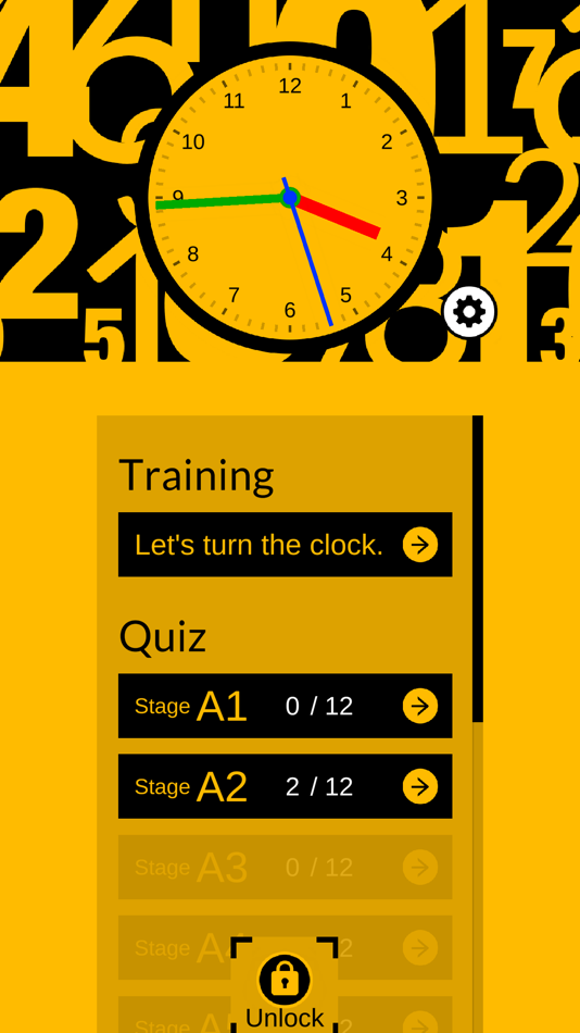 #1. ClockLesson - Learn by touch (iOS) โดย: HAPPYCODE INC