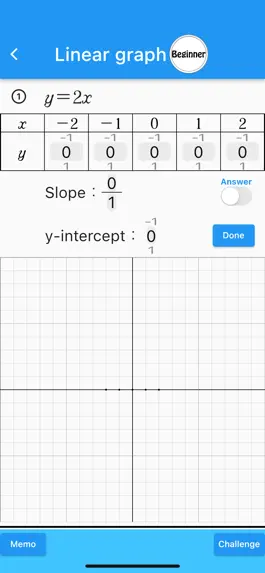 Game screenshot Linear Function(Math Drills) mod apk
