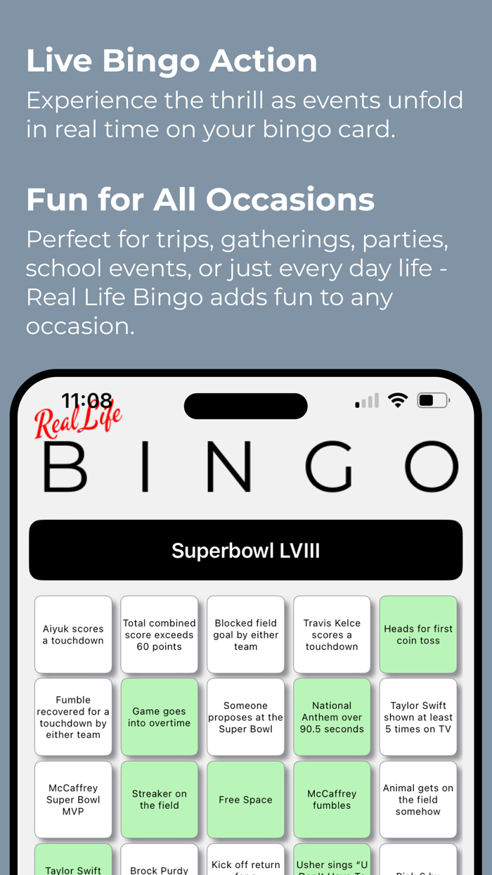Bingo IRL - Real Life Bingo