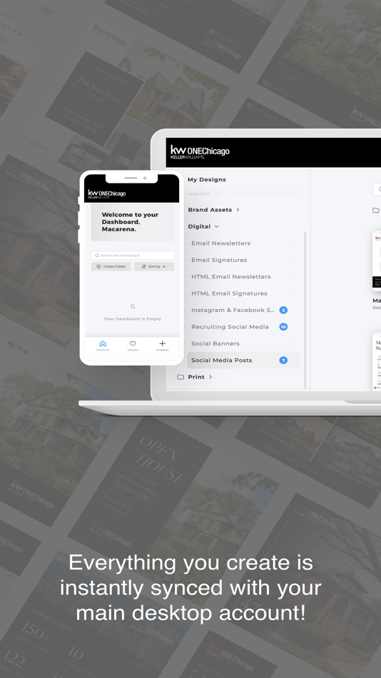 #7. ONEChicago Design Hub (iOS) By: KW ONEChicago Real Estate