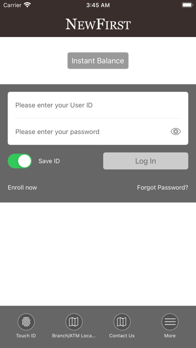 NewFirst National Bank Mobile Screenshot