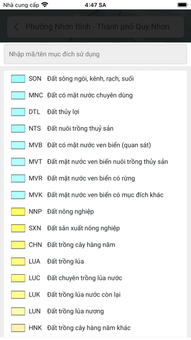 Quy hoạch Bình Định Screenshot