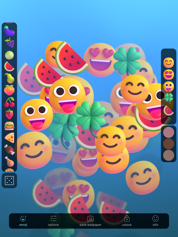 MOJI MOJI : Wallpaper Maker iPad screenshot