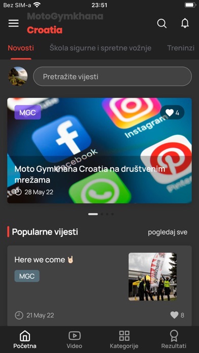 Moto Gymkhana Croatia Screenshot