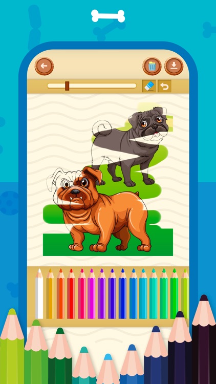 Dogs Coloring Book Collection screenshot-4