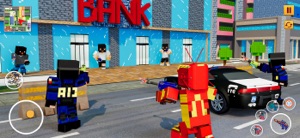 Superhero Block City Robot War screenshot #3 for iPhone