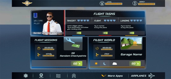 Screenshot of Flight Sim : Plane Pilot 2