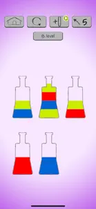 Sort Color Water puzzle game screenshot #6 for iPhone