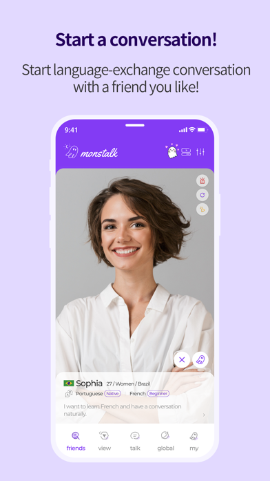 Monstalk - Language exchangeのおすすめ画像3