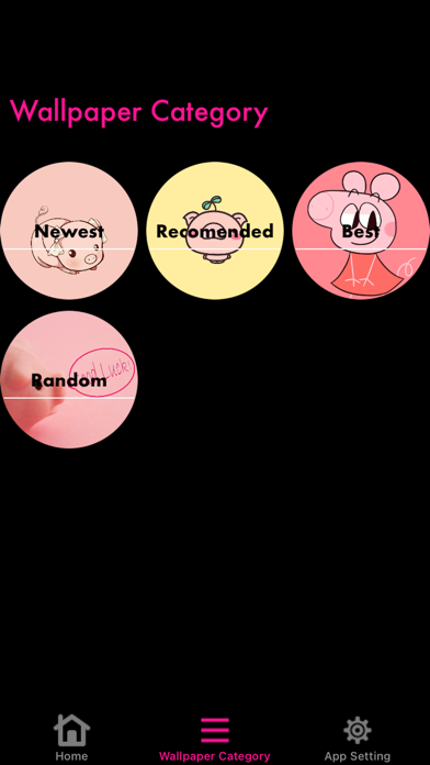 Pink Pig Wallpaper Screenshot