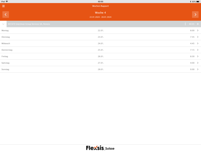 Easytime Flexsis Suisse