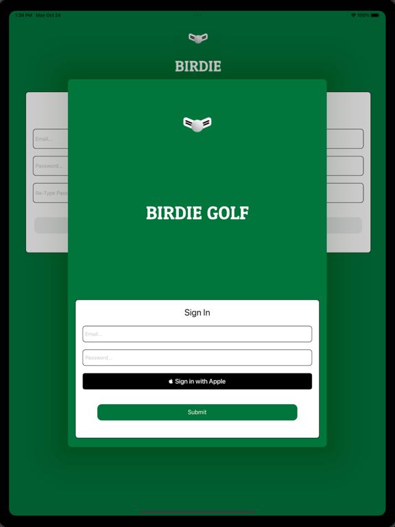 Good Birdie iPad screenshot 2 - Sports app