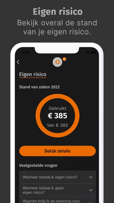 Anderzorg app Screenshot