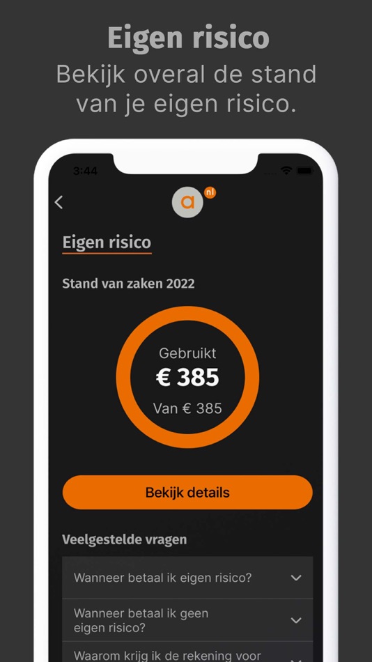 #2. Anderzorg app (iOS) Podle: Stichting Menzis Beheer