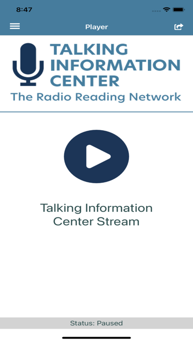 Talking Information Center Screenshot