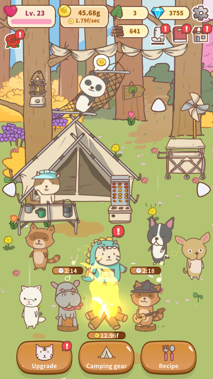 Animal Camping Idle Camp