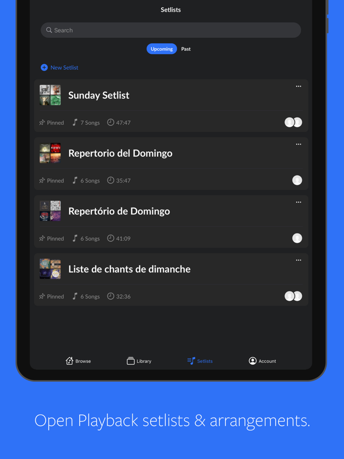 MultiTracks.com ChartBuilder