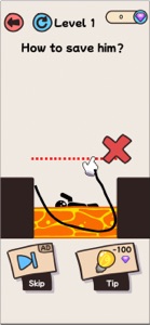 Draw to save : IQ-brain puzzle screenshot #2 for iPhone