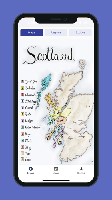 Holiday Scotland MApps Screenshot