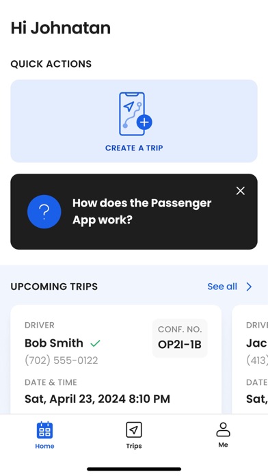 Moovs Transportation Company Screenshot