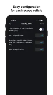 stadiametric rangefinder iphone screenshot 4