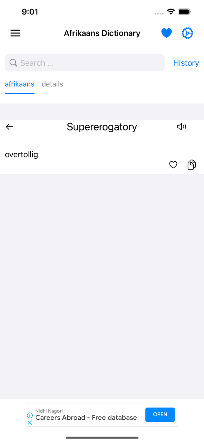 Smart Afrikaans Dictionary