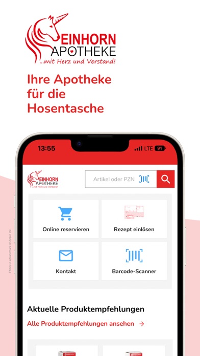 Einhorn Apotheke Bockenem Screenshot