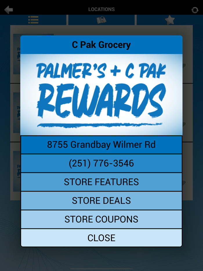 Palmers and C Pak Rewards