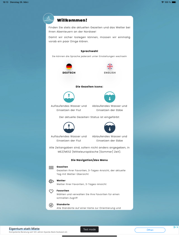 Screenshot #4 pour Nordsee Gezeiten & Wetter