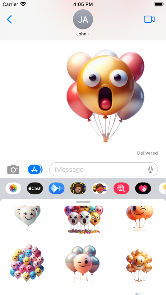 #6. Balloon Stickers (iOS) Podle: Paul Scott