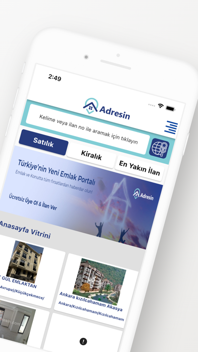 Adresin Screenshot