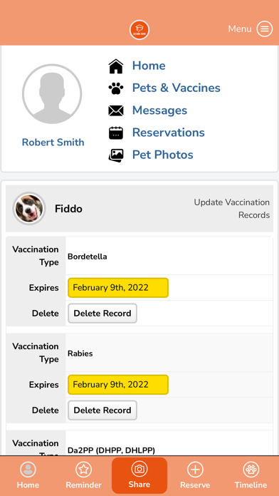 SECOND HOME PET CARE Screenshot