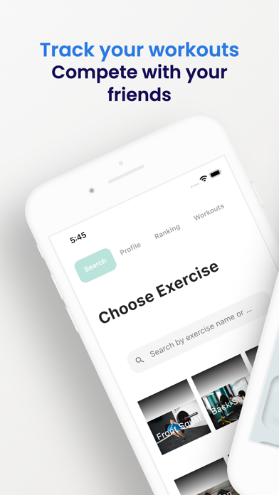 OutRank - Fitness Leaderboard Screenshot