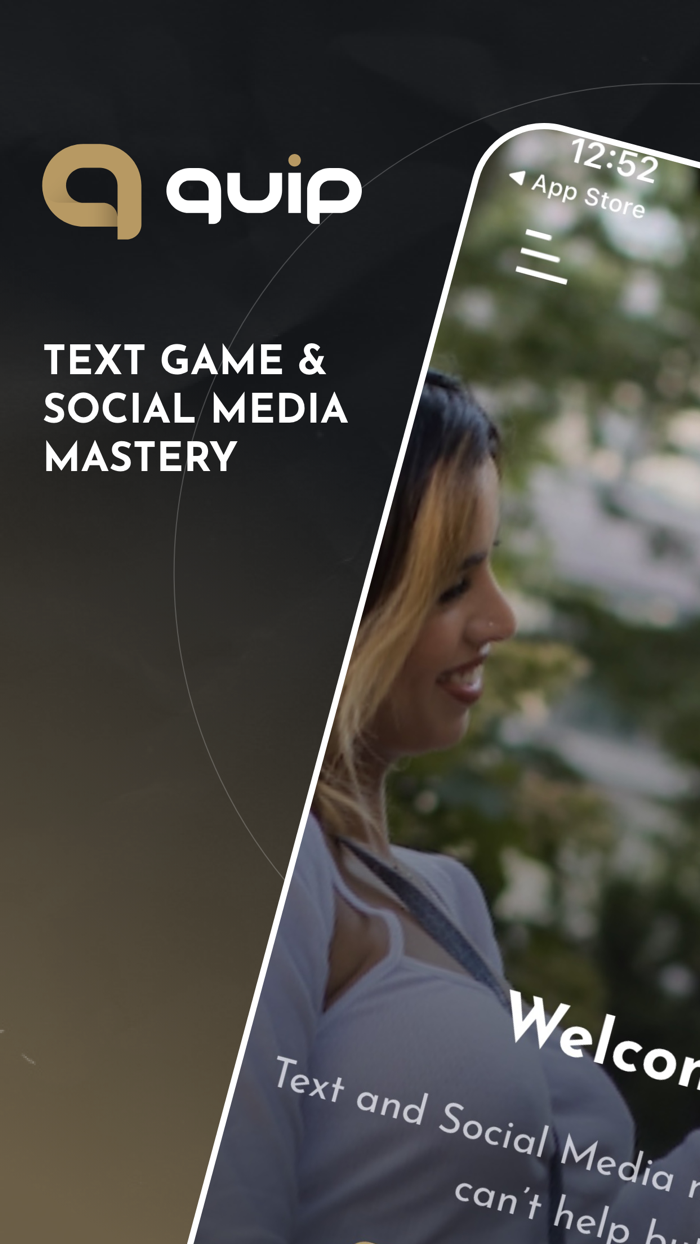 Quip Text Game and Social Media