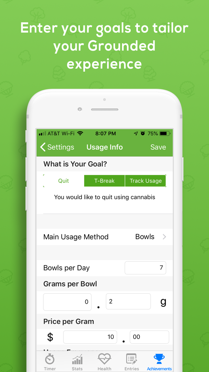 Grounded Quit Weed Smoking