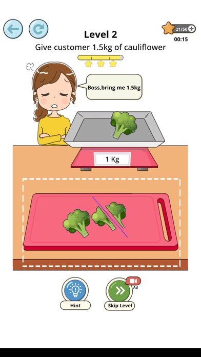 Food slicing: Cutting Puzzle Screenshot