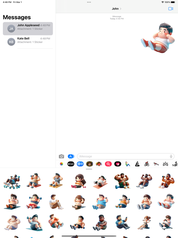 Screenshot #4 pour Sit Up Stickers