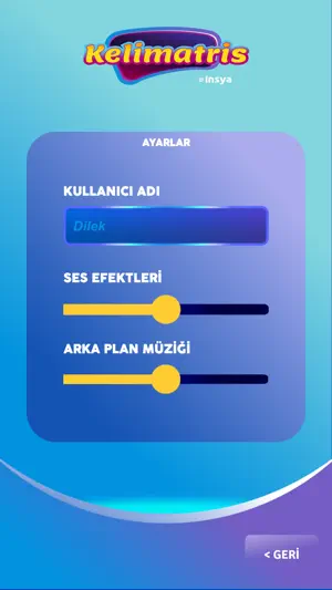 Kelimatris Word Puzzle Game screenshot 4