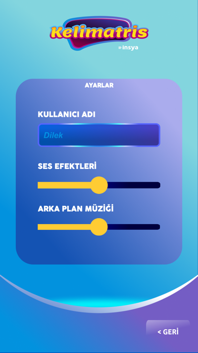 Kelimatris Kelime Bulma Oyunu Screenshot