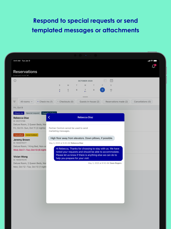 Expedia Group Partner Central iPad screenshot 5 - Business app