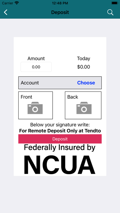 Tendto Mobile Banking Screenshot