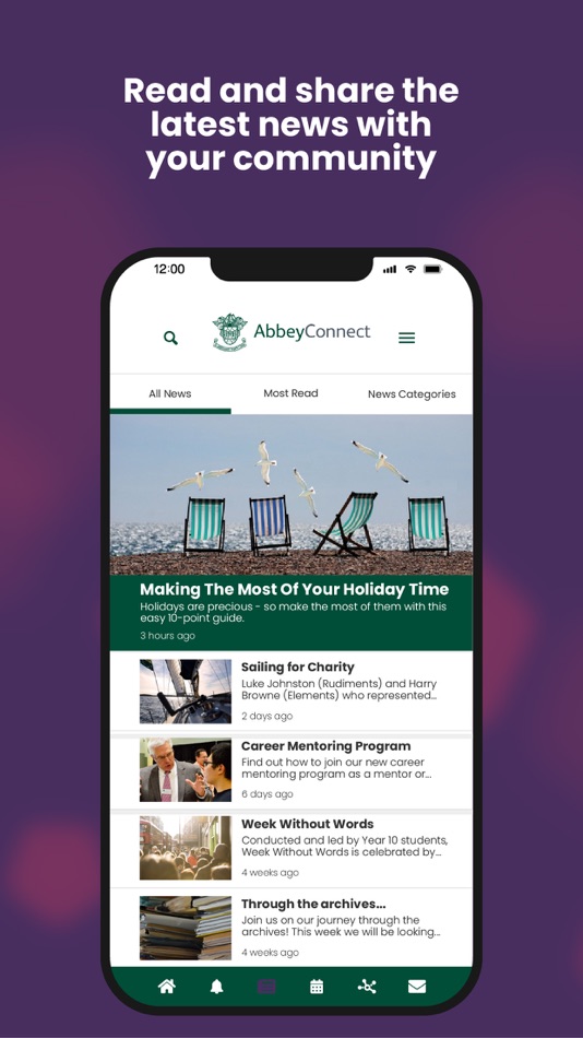 #2. AbbeyConnect (iOS) 由: Toucan Tech