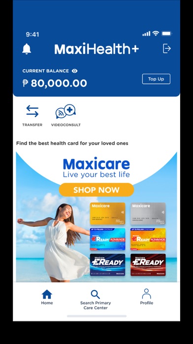 MaxiHealth+ Screenshot