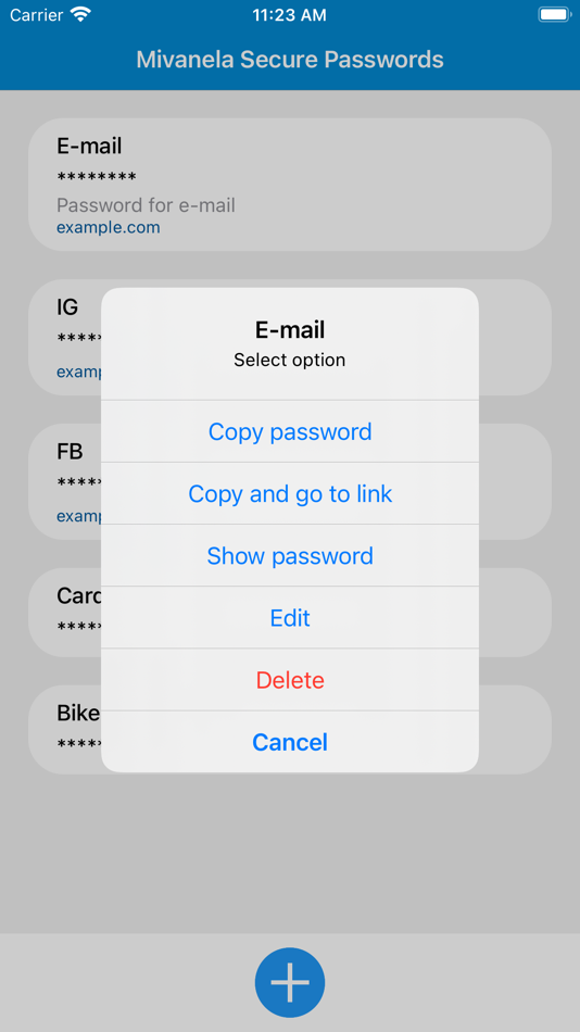 #3. Mivanela Secure Passwords (iOS) 由: Mihael P