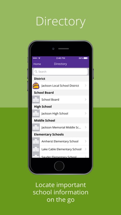 Jackson Local School District Screenshot