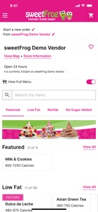 sweetFrog® screenshot #3 for iPhone