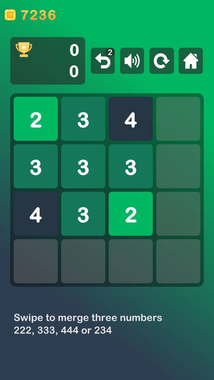 234 Sliding Puzzle Game