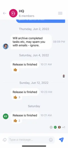 Game screenshot Freedcamp Chat apk